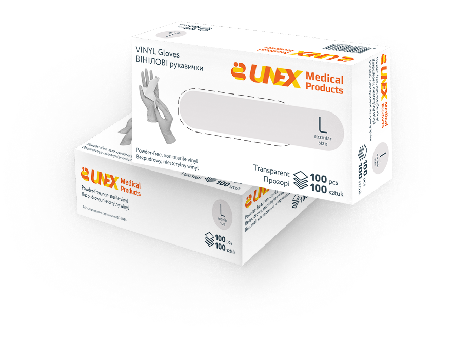 Вініл прозорий. UNEX CAREFUL PRODUCTS